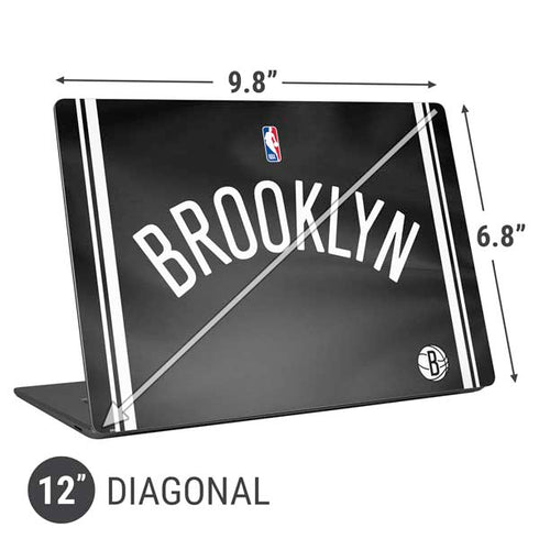 NBA Brooklyn Nets Jersey Universal Laptop 12in (9.8 x 6.8in) Skin
