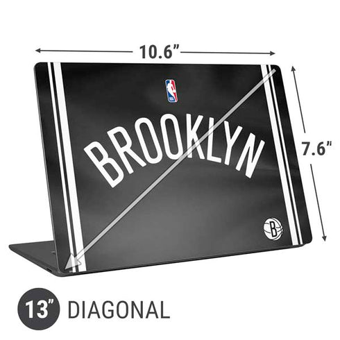 NBA Brooklyn Nets Jersey Universal Laptop 13in (10.6 x 7.6in) Skin