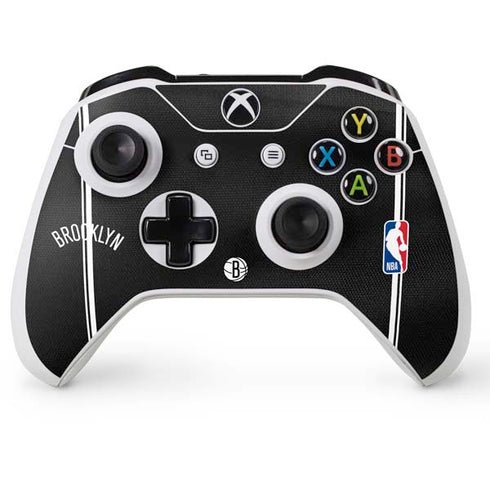 NBA Brooklyn Nets Jersey Xbox One S Console and Controller Bundle Skin