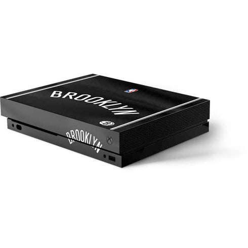NBA Brooklyn Nets Jersey Xbox One X Console Skin