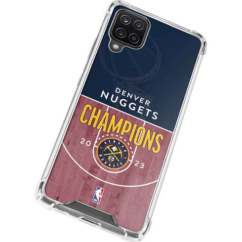 NBA Champions 2023: Denver Nuggets Galaxy A12 Clear Case