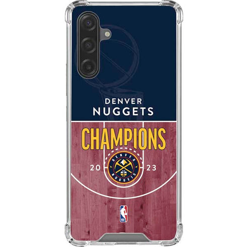 NBA Champions 2023: Denver Nuggets Galaxy A17 Clear Case