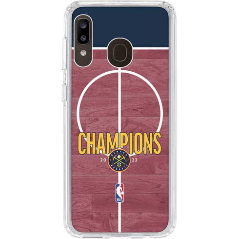 NBA Champions 2023: Denver Nuggets Galaxy A20 Clear Case
