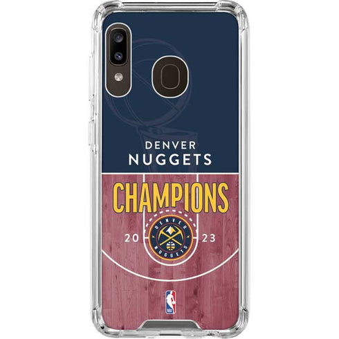 NBA Champions 2023: Denver Nuggets Galaxy A30 Clear Case