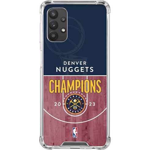 NBA Champions 2023: Denver Nuggets Galaxy A32 5G Clear Case