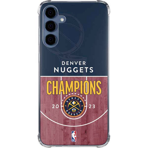NBA Champions 2023: Denver Nuggets Galaxy A55 5G Clear Case
