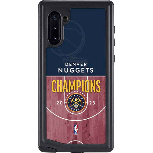 NBA Champions 2023: Denver Nuggets Galaxy Note 10 Waterproof Case