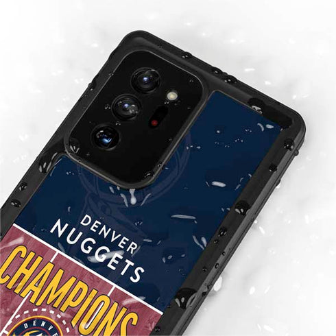 NBA Champions 2023: Denver Nuggets Galaxy Note20 Ultra 5G Waterproof Case