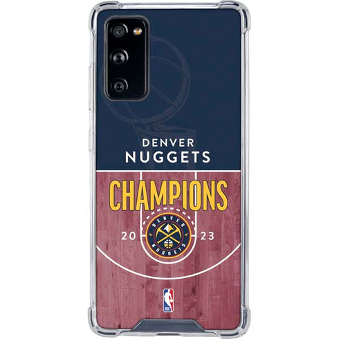 NBA Champions 2023: Denver Nuggets Galaxy S20 FE Clear Case