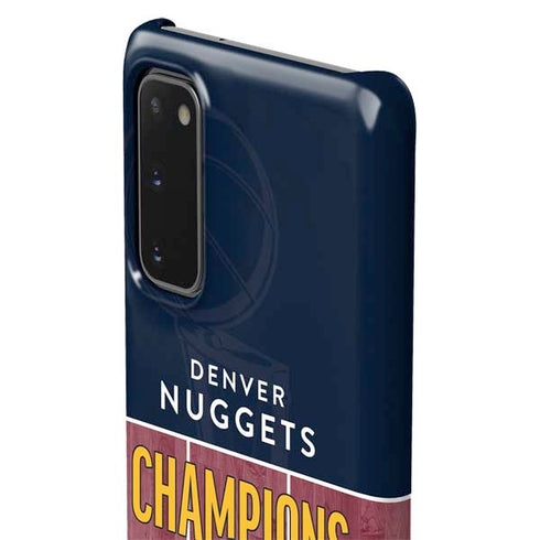 NBA Champions 2023: Denver Nuggets Galaxy S20 Lite Case