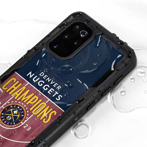 NBA Champions 2023: Denver Nuggets Galaxy S20 Plus Waterproof Case