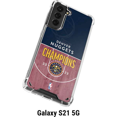 NBA Champions 2023: Denver Nuggets Galaxy S21 5G Clear Case