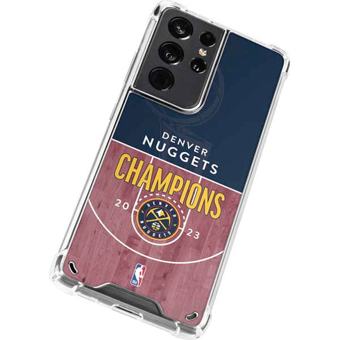 NBA Champions 2023: Denver Nuggets Galaxy S21 Ultra 5G Clear Case