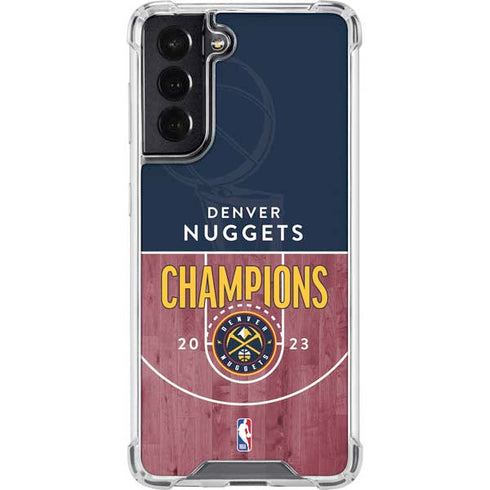 NBA Champions 2023: Denver Nuggets Galaxy S22 Clear Case