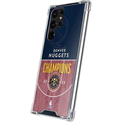 NBA Champions 2023: Denver Nuggets Galaxy S22 Ultra Clear Case
