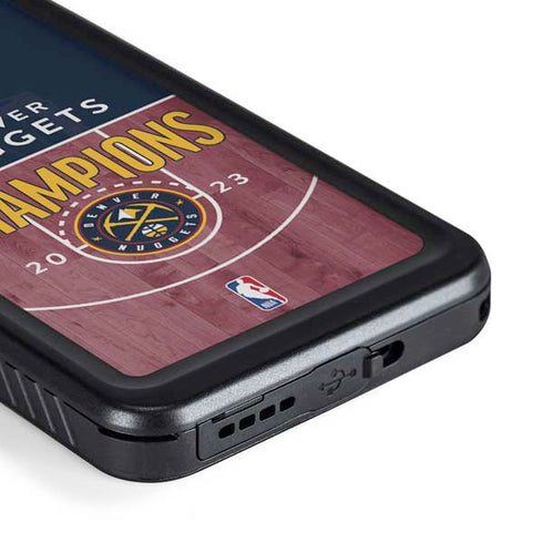 NBA Champions 2023: Denver Nuggets Galaxy S23 Plus Waterproof Case