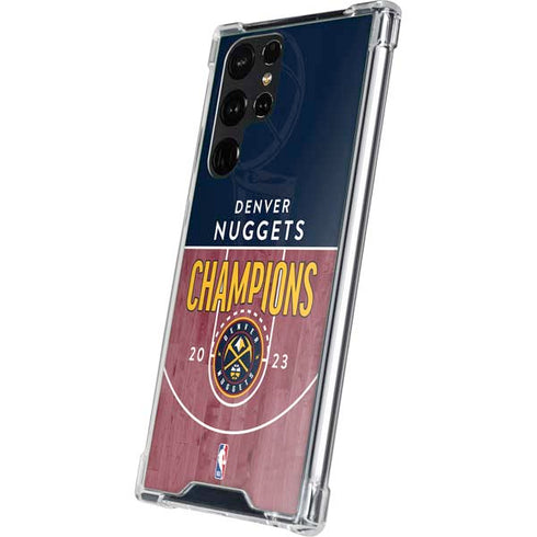 NBA Champions 2023: Denver Nuggets Galaxy S23 Ultra Clear Case