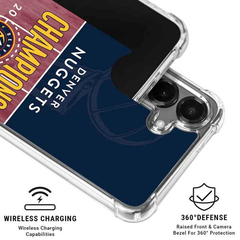 NBA Champions 2023: Denver Nuggets Galaxy S26 Clear Case