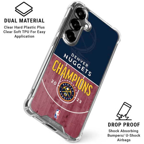 NBA Champions 2023: Denver Nuggets Galaxy S26 Clear Case