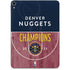 NBA Champions 2023: Denver Nuggets Apple iPad Pro Skin