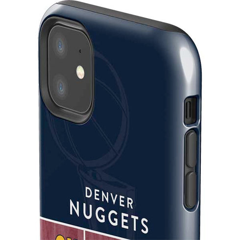NBA Champions 2023: Denver Nuggets iPhone 11 Impact Case