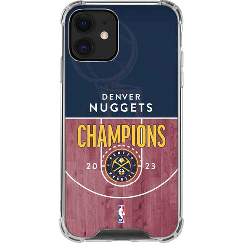 NBA Champions 2023: Denver Nuggets iPhone 12 Mini Clear Case