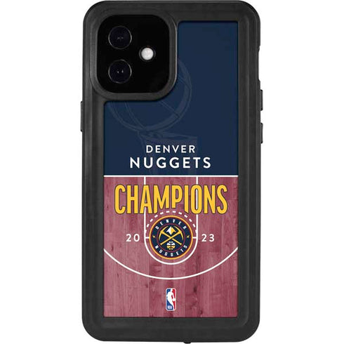 NBA Champions 2023: Denver Nuggets iPhone 12 Mini Waterproof Case