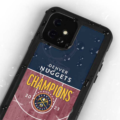 NBA Champions 2023: Denver Nuggets iPhone 12 Mini Waterproof Case