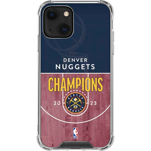 NBA Champions 2023: Denver Nuggets iPhone 13 Mini Clear Case