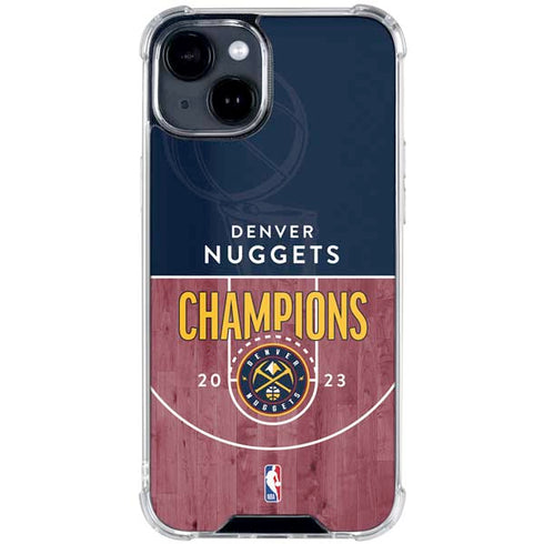 NBA Champions 2023: Denver Nuggets iPhone 14 Plus Clear Case