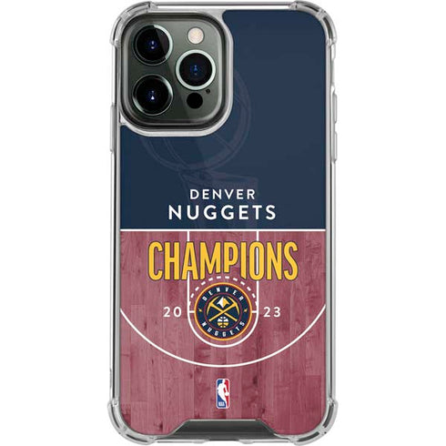 NBA Champions 2023: Denver Nuggets iPhone 14 Pro Max Clear Case