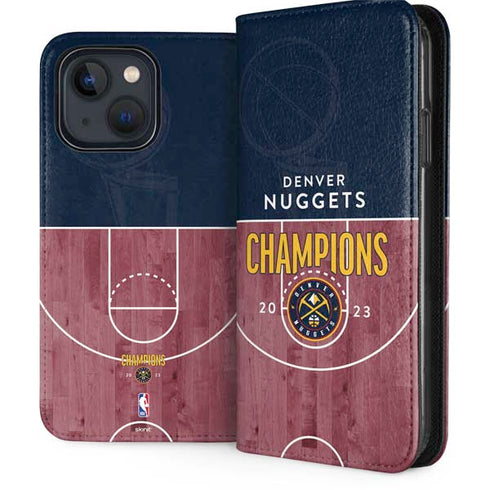 NBA Champions 2023: Denver Nuggets iPhone 15 Folio Case