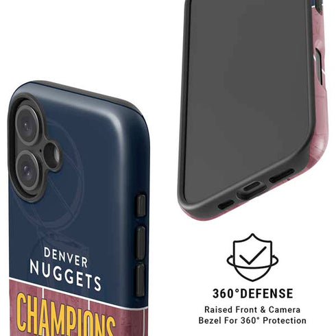 NBA Champions 2023: Denver Nuggets iPhone 16 Magsafe Impact Case