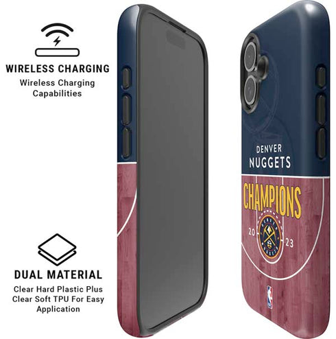 NBA Champions 2023: Denver Nuggets iPhone 16 Plus Magsafe Impact Case