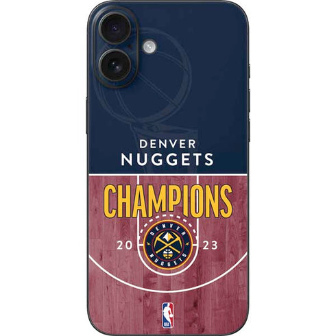 NBA Champions 2023: Denver Nuggets iPhone 16 Plus Skin
