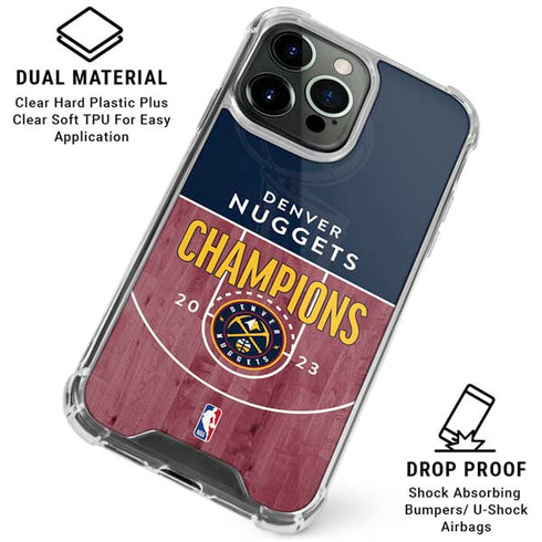 NBA Champions 2023: Denver Nuggets iPhone 16 Pro Max Clear Case