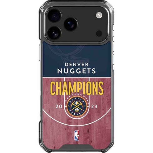 NBA Champions 2023: Denver Nuggets iPhone 18 Pro Max Clear Case