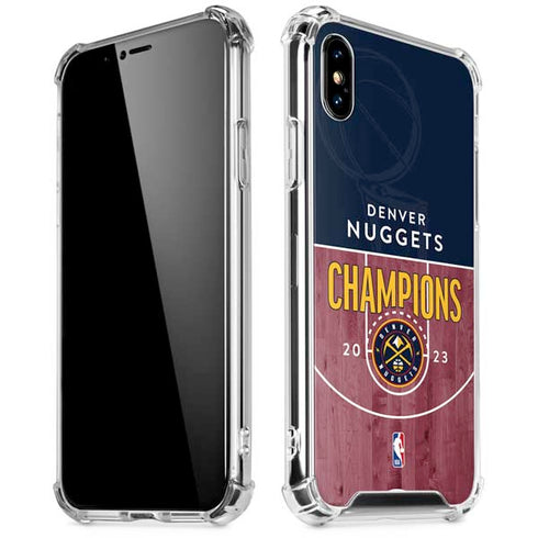 NBA Champions 2023: Denver Nuggets iPhone X/XS Clear Case