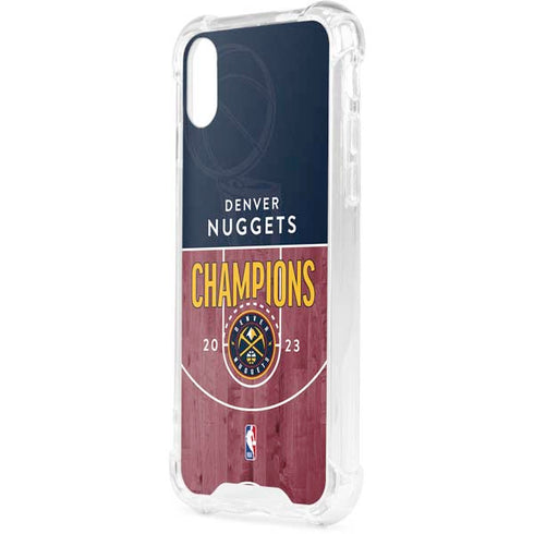 NBA Champions 2023: Denver Nuggets iPhone XS Clear Case