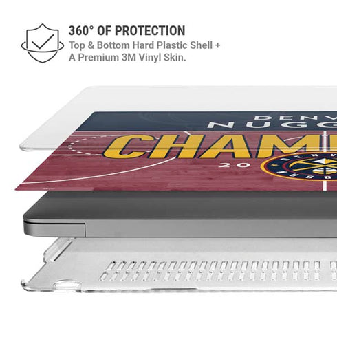 NBA Champions 2023: Denver Nuggets MacBook Pro 14in (2021-24) Case plus Skin
