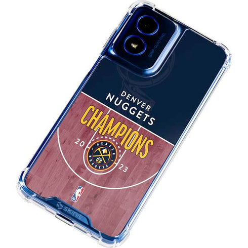 NBA Champions 2023: Denver Nuggets Moto G 5G (2024) Clear Case