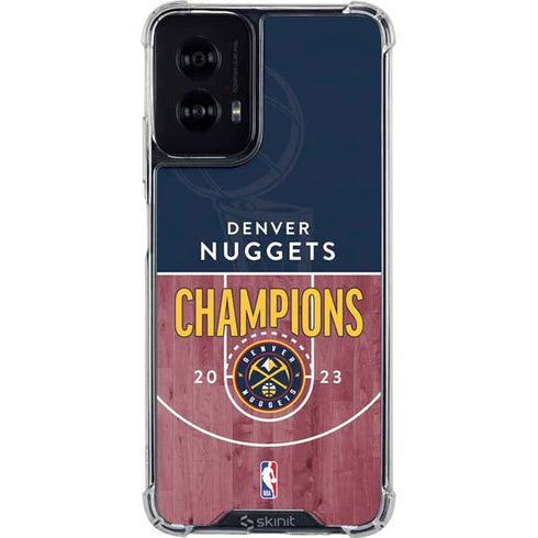 NBA Champions 2023: Denver Nuggets Moto G Power 5G (2024) Clear Case