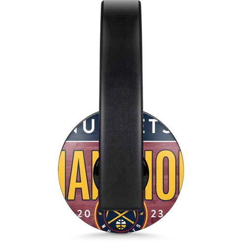 NBA Champions 2023: Denver Nuggets PlayStation 4 Gold Wireless Headset Skin