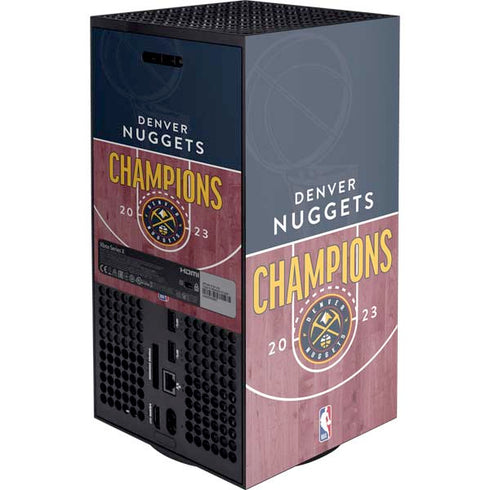 NBA Champions 2023: Denver Nuggets XBox Series X Digital Edition Console Skin