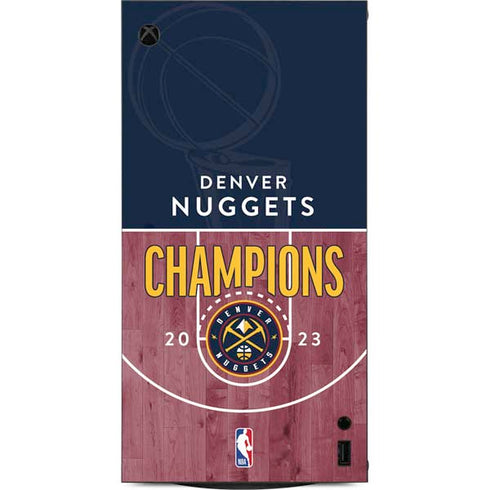 NBA Champions 2023: Denver Nuggets XBox Series X Digital Edition Console Skin