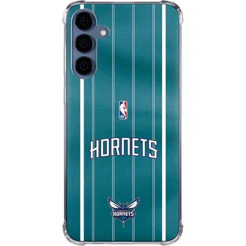 NBA Charlotte Hornets Jersey Galaxy A35 5G Clear Case