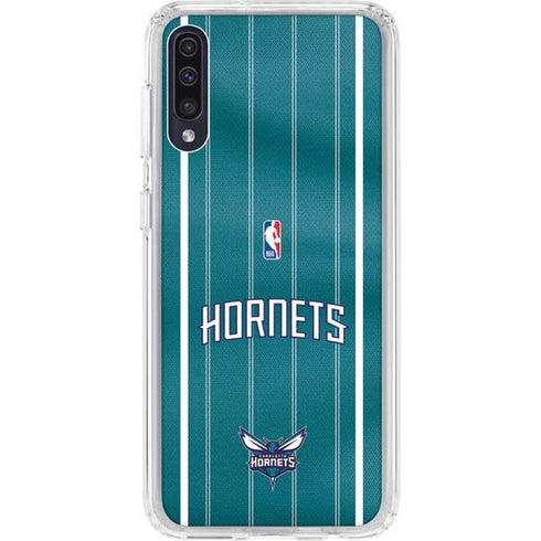 NBA Charlotte Hornets Jersey Galaxy A50 Clear Case
