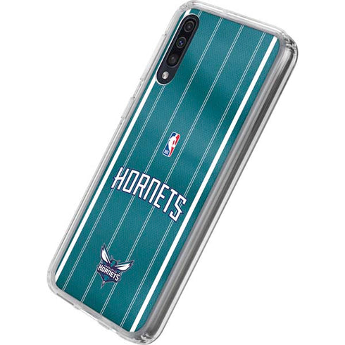 NBA Charlotte Hornets Jersey Galaxy A50 Clear Case