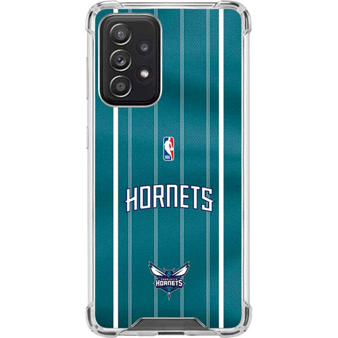 NBA Charlotte Hornets Jersey Galaxy A52 5G Clear Case