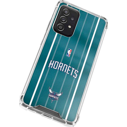 NBA Charlotte Hornets Jersey Galaxy A52 5G Clear Case
